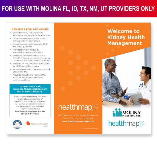Picture of Molina FL, ID, TX, NM, UT Provider Brochure