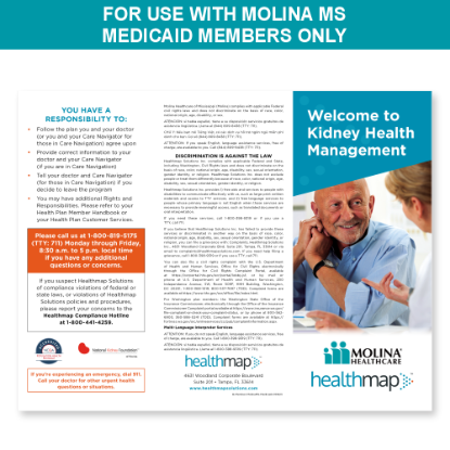 Picture of Molina MS Medicaid Member Brochure