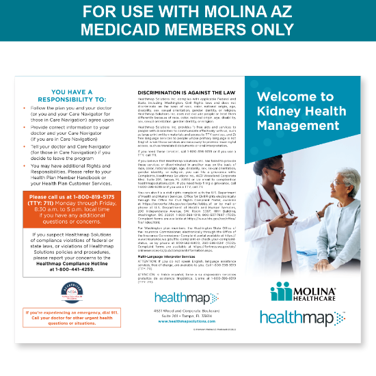 Picture of Molina AZ Medicaid Member Brochure (English and Spanish)