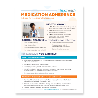 Picture of Medication Adherence Guide for Providers - LA