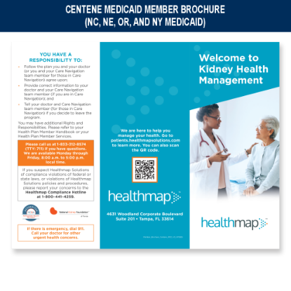Picture of Centene Medicaid Member Brochure (NC, NE, OR, and NY Medicaid)