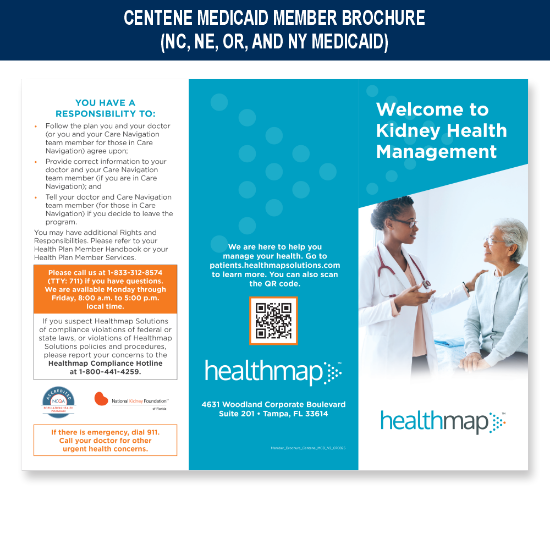 Picture of Centene Medicaid Member Brochure (NC, NE, OR, and NY Medicaid)