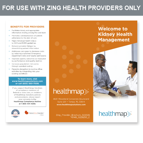 Picture of Zing Provider Brochure